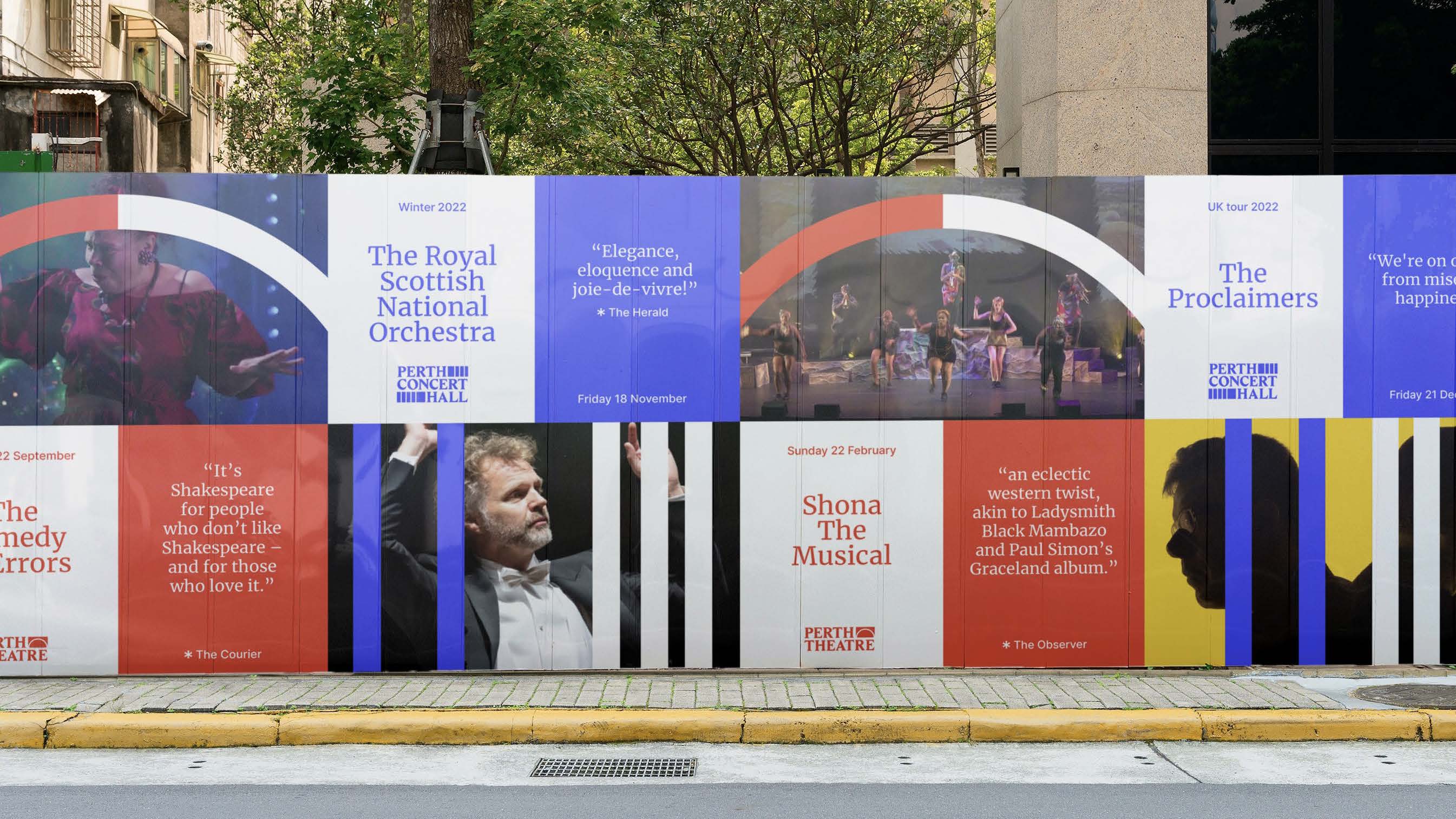 Perth Theatre Advertising Hoardings